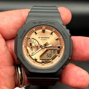 Casio G-Shock GMA-S2100MD-1A Women’s Rose Gold Dial Analog-Digital Watch NIBWT
